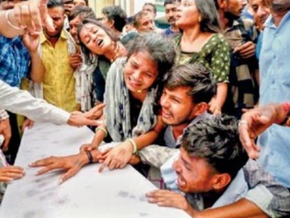 Ahmedabad plane crash; People jumped from balconies to save their lives | Ahmedabad plane crash: जीव वाचविण्यासाठी बाल्कनीतून मारल्या उड्या, अहमदाबाद विमान दुर्घटनेबाबत नवी माहिती समोर Ahmedabad plane crash; People jumped from balconies to save their lives | Ahmedabad plane crash: जीव वाचविण्यासाठी बाल्कनीतून मारल्या उड्या, अहमदाबाद विमान दुर्घटनेबाबत नवी माहिती समोर