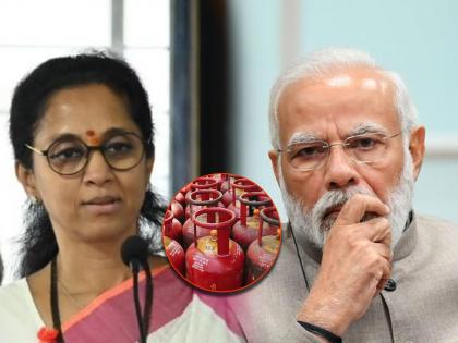 NCP Supriya Sule Slams BJP And Modi Government Over Gas Cylinder | Supriya Sule : "दिवाळीच्या तोंडावर सरकारने महिलांची चेष्टा केली, जेवणावर..."; सिलेंडरवरून सुप्रिया सुळे संतापल्या