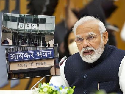 ncp amol mitkari criticised central modi govt after income tax department conducting survey at bbc office in delhi | Maharashtra Politics: “देशात अघोषित आणीबाणीला सुरुवात! अदानीचे पाप झाकण्यासाठी BBC कार्यालयावर IT धाडी”