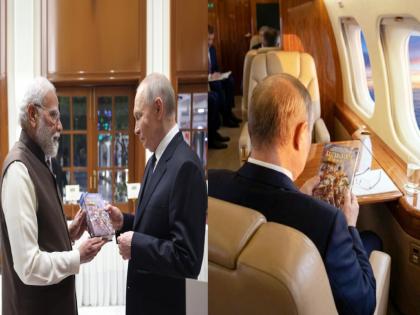 भगवद्गीतेची पुतिन यांनाही भुरळ, भारतातून परतताना विमानात केले वाचन; PM मोदींचा मान राखला!