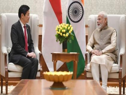 India, Singapore set to sign MoUs as PM Narendra Modi meets Lawrence Wong | सिंगापूरच्या संसदेत PM नरेंद्र मोदींचे स्वागत; दोन्ही देशांमध्ये सेमीकंडक्टरसह अनेक करार