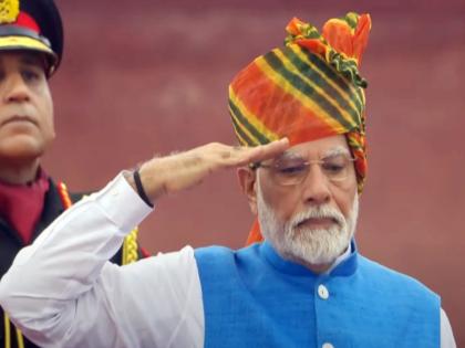 pm narendra modi hoist tiranga at red fort on 78th independence day and addressed to nation | “सर्वांच्या एकत्रित प्रयत्नाने, संकल्पाने २०४७ पर्यंत विकसित भारत नक्कीच बनवू शकतो”: PM मोदी