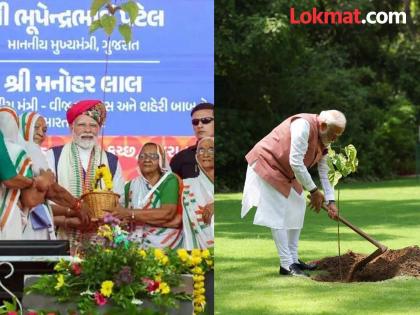 First the declaration, now the action! PM Modi planted the 'Sindoor' sapling gifted by women | आधी घोषणा, आता कृती! महिलांनी भेट दिलेल्या 'सिंदूर'च्या रोपाचे PM मोदींनी केले वृक्षरोपण First the declaration, now the action! PM Modi planted the 'Sindoor' sapling gifted by women | आधी घोषणा, आता कृती! महिलांनी भेट दिलेल्या 'सिंदूर'च्या रोपाचे PM मोदींनी केले वृक्षरोपण