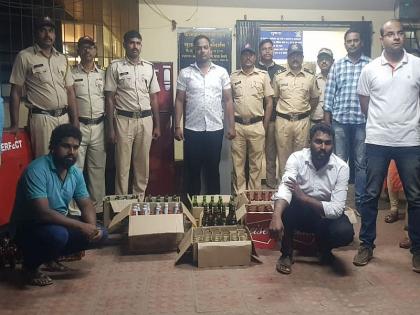 Police raid Shivrajay Hotel in Naigaon; Ammunition seized in 53 thousand ammunition | नायगावमधील हाॅटेलवर पोलिसांचा छापा; 53 हजाराचा दारुसाठा जप्त 