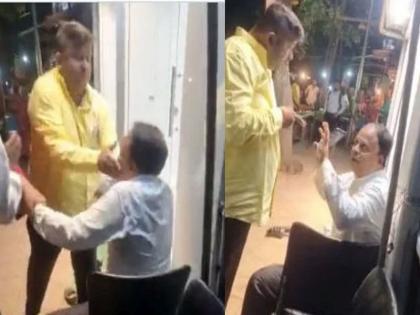 Congress spokesperson Girish Koli, who posted on social media, was slapped by some unknown persons. | ‘साहेबांच्या विरोधात पोस्ट कशाला टाकतो'; सोशल पोस्टमुळे ठाण्यात काँग्रेस प्रवक्त्याला दिला चोप