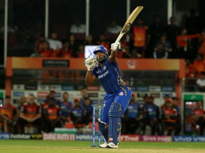 Mumbai Indians given 137uns target to Sunrisers Hyderabad | IPL 2019 : पोलार्डची फटकेबाजी, मुंबईचे हैदराबादपुढे 137 धावांचे आव्हान