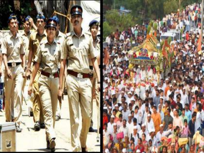 4 000 police force for palakhi ceremony in Pune Squads of SRPF Homeguard | पुण्यात पालखी सोहळ्यासाठी ४ हजार पोलिसांचा फौजफाटा ; एसआरपीएफ, होमगार्डची पथके