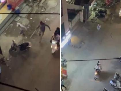 Police nabbed those who were drinking alcohol and rioting near Sinhagad College in Pune | VIDEO| धू धू धुलाई... सिंहगड कॉलेजजवळ दारू पिऊन धिंगाणा घालणाऱ्यांना पोलिसांनी 'बेक्कार' चोपलं