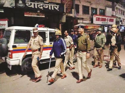 तरुणाच्या गळ्यातल्या रुमालावरून तणाव, कटकट गेट परिसरात पोलिसांच्या सतर्कतेने शांतता