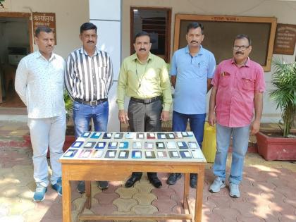 Crime News: Is your mobile in this? LCB police found a mobile worth six lakhs! | Crime News: यात तुमचा मोबाइल आहे का? एलसीबी पोलिसांनी शोधले सहा लाखांचे मोबाइल!