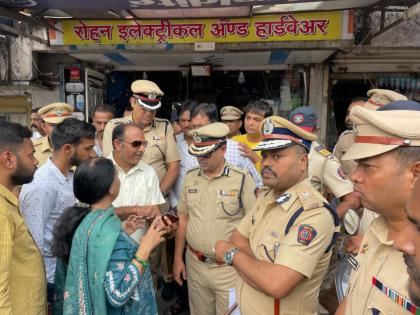 Terrible accident at Gangadham Chowk; Police Commissioner inspects the scene | गंगाधाम चौकात भीषण अपघात; पोलिस आयुक्तांनी केली घटनास्थळाची पाहणी Terrible accident at Gangadham Chowk; Police Commissioner inspects the scene | गंगाधाम चौकात भीषण अपघात; पोलिस आयुक्तांनी केली घटनास्थळाची पाहणी