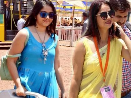 लिंबू कलरच्या साडीनंतर निळ्या रंगाच्या ड्रेसमधील 'या' महिला अधिकाऱ्याचे फोटो व्हायरल