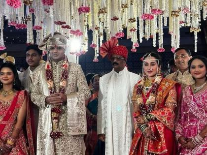 तेजस्विनी लोणारीशी लग्न केल्यानंतर समाधान सरवणकर यांची पहिली पोस्ट, म्हणाले- "आयुष्याच्या प्रवासात..."