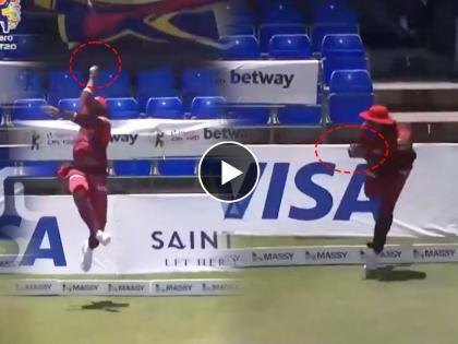 CPL 2022 : A stunner from Pollard!! TKR captain Kieran Pollard not only saves a six but pulls off an unbelievable catch, Video  | Kieron Pollard : किरॉन पोलार्डचा अविश्वसनीय झेल, संघासाठी षटकार अडवला अन् सामनाही फिरवला, Video 