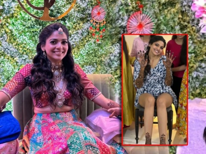 pooja sawant wedding actress mehendi photo goes viral to tie knot with siddhesh chavan | लगीनघटिका समीप आली! पूजा सावंतच्या हातावर मेहेंदी रंगली; डिझाइनने वेधलं लक्ष