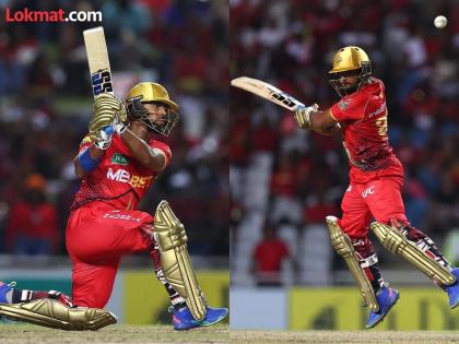 Pooran Created History With Hitting 150 Sixes In 2024 Trinbago Knight Riders Know About Record | Nicholas Pooran ला तोड नाही; कॅरेबियन गड्यानं सेट केला षटकारांचा 'महा-रेकॉर्ड'