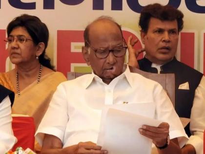 Sharad Pawar has made it clear that the parent party of NCP will never go with BJP | राष्ट्रवादीचा एक गट भाजपासोबत गेला, तरी मूळ पक्ष कधीच जाणार नाही;शरद पवारांचं स्पष्टीकरण