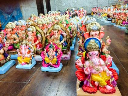 Ganesh Festival: POP idol vendors every where in Nagpur but punitive action zero! | Ganesh Festival:  नागपुरात पीओपी मूर्ती विक्रेते सर्वाधिक मात्र दंडात्मक कारवाई शून्य!