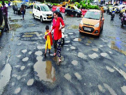  Campaign's 'zero-pot hole' campaign | पालिकेची ‘शून्य खड्डा’ मोहीम : खड्डा दिसल्यास ठेकेदार, अधिकारी गोत्यात