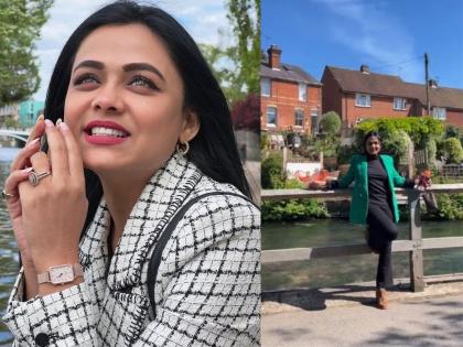 Prarthana Behere shared London vacation video | प्रार्थना बेहरे करतेय परदेशात एन्जॉय!, लंडनच्या रस्त्यावर फेरफटका मारतानाचा व्हिडीओ अभिनेत्रीने केला शेअर