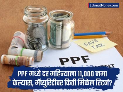 सुरक्षित आणि करमुक्त गुंतवणुकीसाठी PPF उत्तम पर्याय; दरमहा ११,००० रुपयांच्या गुंतवणुकीवर मिळवा इतका परतावा - Marathi News | PPF is a great option for safe and tax free investment Get more return on an investment of Rs 11000 per month | Latest business News at Lokmat.com