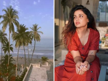 Prarthana Behere's house in Mumbai is very luxurious, the balcony of the house overlooks the blue sea | प्रार्थना बेहरेचे मुंबईतील घर आहे खूपच आलिशान, घराच्या बाल्कनीतून दिसतो निळाशार समुद्र