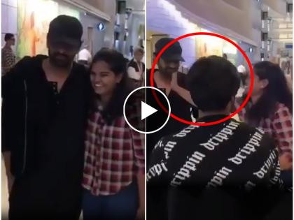 female fan slapped south actor prabhas after taking selfie with him video viral | Video : प्रभासला भेटण्याच्या आनंदात चाहतीने अभिनेत्याच्या गालावरच मारली चापट, पुढे त्याने काय केलं पाहा