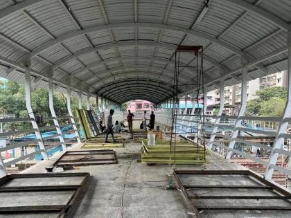 Good News! Prabhadevi Pedestrian Railway Bridge to be opened by September 25; Citizens will get relief | गुड न्यूज! प्रभादेवी पादचारी रेल्वे पूल २५ सप्टेंबरपर्यंत होणार सुरू; नागरिकांना मिळणार दिलासा Good News! Prabhadevi Pedestrian Railway Bridge to be opened by September 25; Citizens will get relief | गुड न्यूज! प्रभादेवी पादचारी रेल्वे पूल २५ सप्टेंबरपर्यंत होणार सुरू; नागरिकांना मिळणार दिलासा