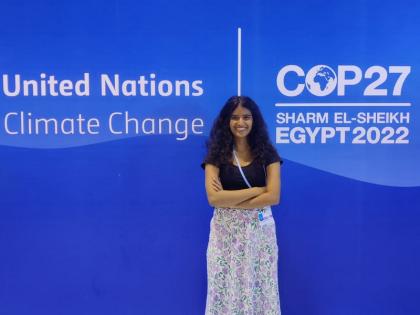 Now you can reduce your carbon emissions Puneri Prachi shevgaonkar involvement in Egypt | आता स्वत:च कमी करू शकता कार्बन उत्सर्जन; पुणेरी प्राचीचा इजिप्तमधील परिषेदत सहभाग