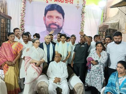 NCP state general secretary Prashant Patil passed away, Sharad Pawar consoled the Patil family | पक्षासाठी रात्रंदिवस झटणारा कार्यकर्ता पक्षातून अचानक निघून गेला - शरद पवार 