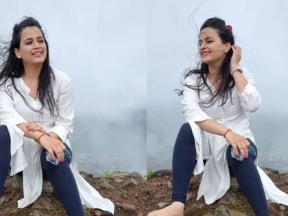 marathi actressPrajakta Gaikwad share video | Video: ओळखा पाहू किल्ला कोणता?; प्राजक्ताने दिलं नेटकऱ्यांना चॅलेंज