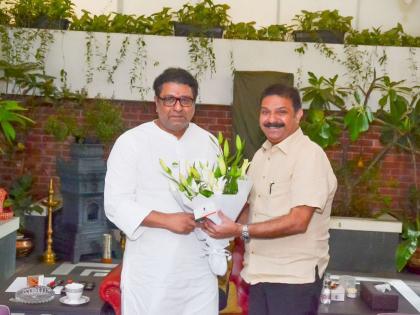 bjp prasad lad meets mns chief raj thackeray at shivtirth about vidhan parishad election 2022 | “राज ठाकरे मला निश्चित सहकार्य करतील”; प्रसाद लाड यांनी शिवतीर्थावर घेतली भेट