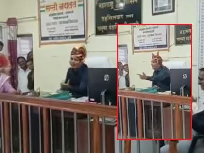 Latur: Relief for Tehsildar Prashant Thorat suspended for singing in office on sitting chair; Suspension lifted within a month | Latur: गाणे गायल्याने निलंबित झालेल्या तहसीलदाराला दिलासा; एका महिन्यातच निलंबन मागे Latur: Relief for Tehsildar Prashant Thorat suspended for singing in office on sitting chair; Suspension lifted within a month | Latur: गाणे गायल्याने निलंबित झालेल्या तहसीलदाराला दिलासा; एका महिन्यातच निलंबन मागे