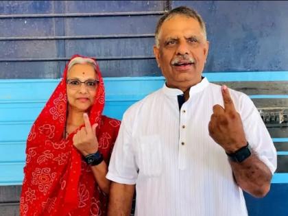 rajasthan health minister gajendra singh khimsar wife Preeti Kumari dies of heart attack passes away in sleep | राजस्थानच्या आरोग्यमंत्र्यांच्या पत्नी रात्री जेवून झोपल्या, सकाळी उठल्याच नाहीत; सायलेंट हार्ट अटॅकने मृत्यू rajasthan health minister gajendra singh khimsar wife Preeti Kumari dies of heart attack passes away in sleep | राजस्थानच्या आरोग्यमंत्र्यांच्या पत्नी रात्री जेवून झोपल्या, सकाळी उठल्याच नाहीत; सायलेंट हार्ट अटॅकने मृत्यू