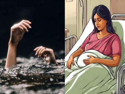 Maval Hadarle : Married woman burned during abortion, thrown into river; Two crying children were also pushed into the water | मावळ हादरले : गर्भपातादरम्यान विवाहिता दगावली, नदीत फेकले; रडणाऱ्या दोन चिमुरड्यांनाही पाण्यात ढकलून दिले