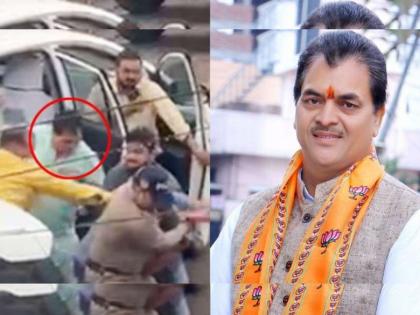 fight between uttarakhands finance minister prem chand aggarwal and local youth video went viral | Video - संतापजनक! उत्तराखंडच्या अर्थमंत्र्यांची दादागिरी; तरुणाला केली बेदम मारहाण अन्...