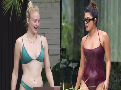 Priyanka Chopra Enjoys Poolside Time With Sophie Turner! | Hoteness Alert : वहिनी सोफी टर्नरसोबत प्रियांका चोप्राने एन्जॉय केला पूलसाईड टाइम!