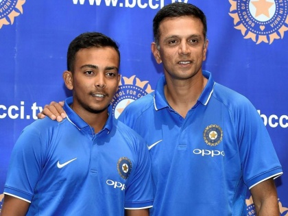 Prithvi Shaw has become a matured player now says his coach Raju Pathak | U19 World Cup final : पृथ्वी शॉ आता परिपक्व खेळाडू बनला आहे, प्रशिक्षक राजू पाठक यांची शिष्याच्या पाठीवर थाप