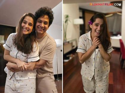 marathi actor umesh kamat special post for wife priya bapat on the occasion of her birthday on photo viral on social media | "मला जे सांगायच ते..." प्रियाच्या वाढदिवशी उमेशने हटके अंदाजात दिल्या शुभेच्छा; म्हणतो,'Phone बाजूला ठेवला की...,' 