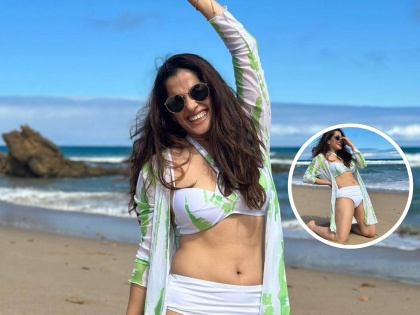 marathi actress Priya Bapat bikini photoshoot done on the beach | प्रिया बापटच्या बोल्डनेसची होतीये चर्चा; समुद्र किनाऱ्यावर केलं बिकिनी फोटोशूट