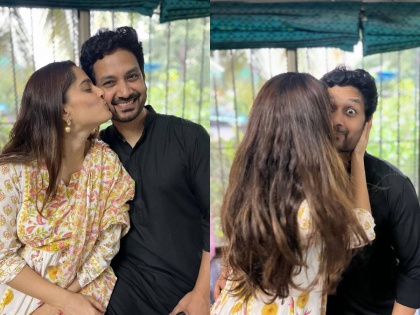 Priya Bapat shares romantic photo with husband Umesh kamat with lovely caption | किती गोड! प्रिया बापटने शेअर केला रोमँटिक फोटो, म्हणाली, "सगळ्यांसमोर प्रेम व्यक्त केलेलं..."