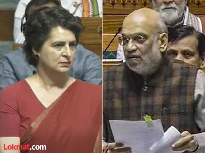 Priyanka Gandhi while speaking in the Lok Sabha responded to Home Minister Amit Shah criticism | 'माझ्या आईच्या डोळ्यात तेव्हा अश्रू आले जेव्हा...'; प्रियंका गांधींचा अमित शाहांवर निशाणा, म्हणाल्या.... Priyanka Gandhi while speaking in the Lok Sabha responded to Home Minister Amit Shah criticism | 'माझ्या आईच्या डोळ्यात तेव्हा अश्रू आले जेव्हा...'; प्रियंका गांधींचा अमित शाहांवर निशाणा, म्हणाल्या....