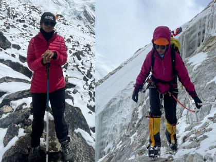 mountaineer priyanka mangesh mohite successfully completed her expedition to mt kanchenjunga Mountain | Priyanka Mohite: साताऱ्याच्या प्रियांका मोहितेने सर केलं जगातील तिसरे उंच कांचनगंगा शिखर