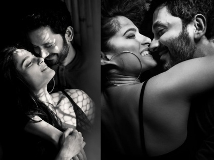 Priya Bapat and Umesh Kamat shared a photo in a romantic mood. | प्रिया बापट आणि उमेश कामतने रोमँटिक मूडमधील फोटो केले शेअर, फोटोंवर होतोय कमेंट्सचा वर्षाव