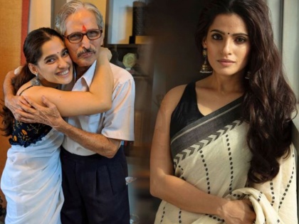 Marathi actress Priya Bapat wrote a post for her father viral | "बाबा, वडील म्हणून, मुलगा म्हणून तुम्ही बेस्ट आहातच....", प्रिया बापटने वडिलांसाठी लिहिलेली पोस्ट व्हायरल