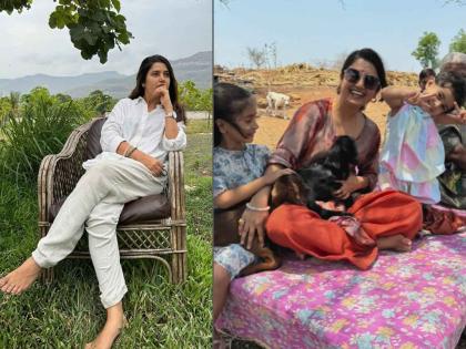 Prajakta Mali shared her personal life future plans about being mother in an interview | भविष्यात स्वत:ला 'आई' म्हणून बघतेस का? प्राजक्ता माळी म्हणाली, "नाही, कारण..."