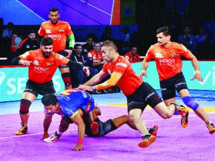 Mumbai's 'Jai Ho' in Pro Kabaddi | प्रो कबड्डीत मुंबईचा 'जय हो', मुंबईकरांनी काढली यूपी योद्धांची हवा!