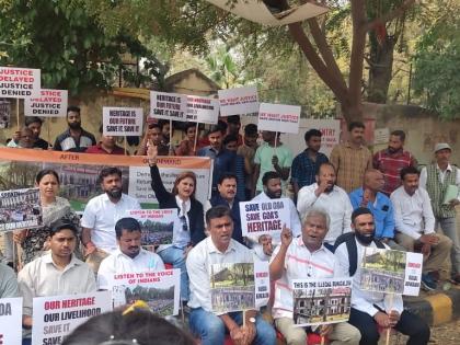 protest at jantar mantar delhi against illegal bungalow at old goa | गोमंतकीयांची दिल्लीत निदर्शने; पण नेमके कारण काय? जाणून घ्या, सविस्तर