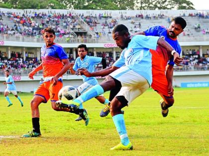  PTM, Dilbahar, in the next round, the Atal Cup football tournament: Uteeshwar Prasadik training, defeats police team | पीटीएम, दिलबहार पुढील फेरीत अटल चषक फुटबॉल स्पर्धा : उत्तरेश्वर प्रासादिक वाघाची तालीम, पोलीस संघ पराभूत