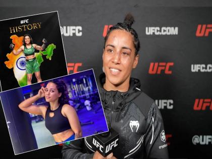 Puja Tomar This Indian Woman is creates history the First Indian Woman in the UFC, She beat Brazil's Rayanne Dos Santos in the women's strawweight division at UFC Cannonier-Imavov in Kentucky | खरी 'फायटर'! भारताच्या लेकीनं रचला इतिहास; देश गाढ झोपेत असताना गाठले यशाचे शिखर